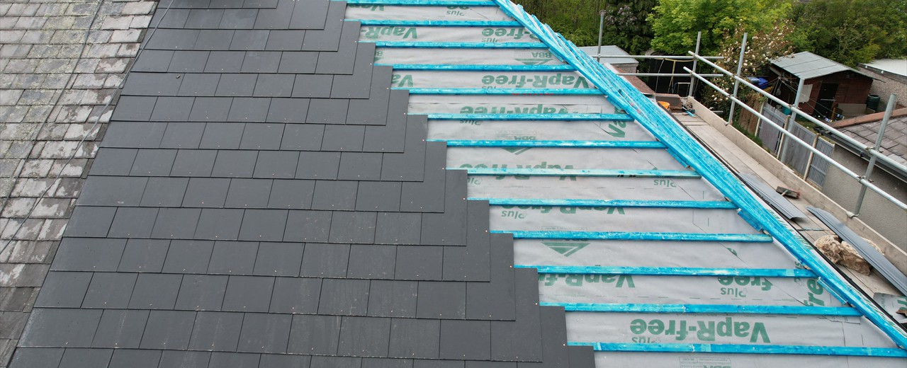 New Membrane, Battens & Tiles